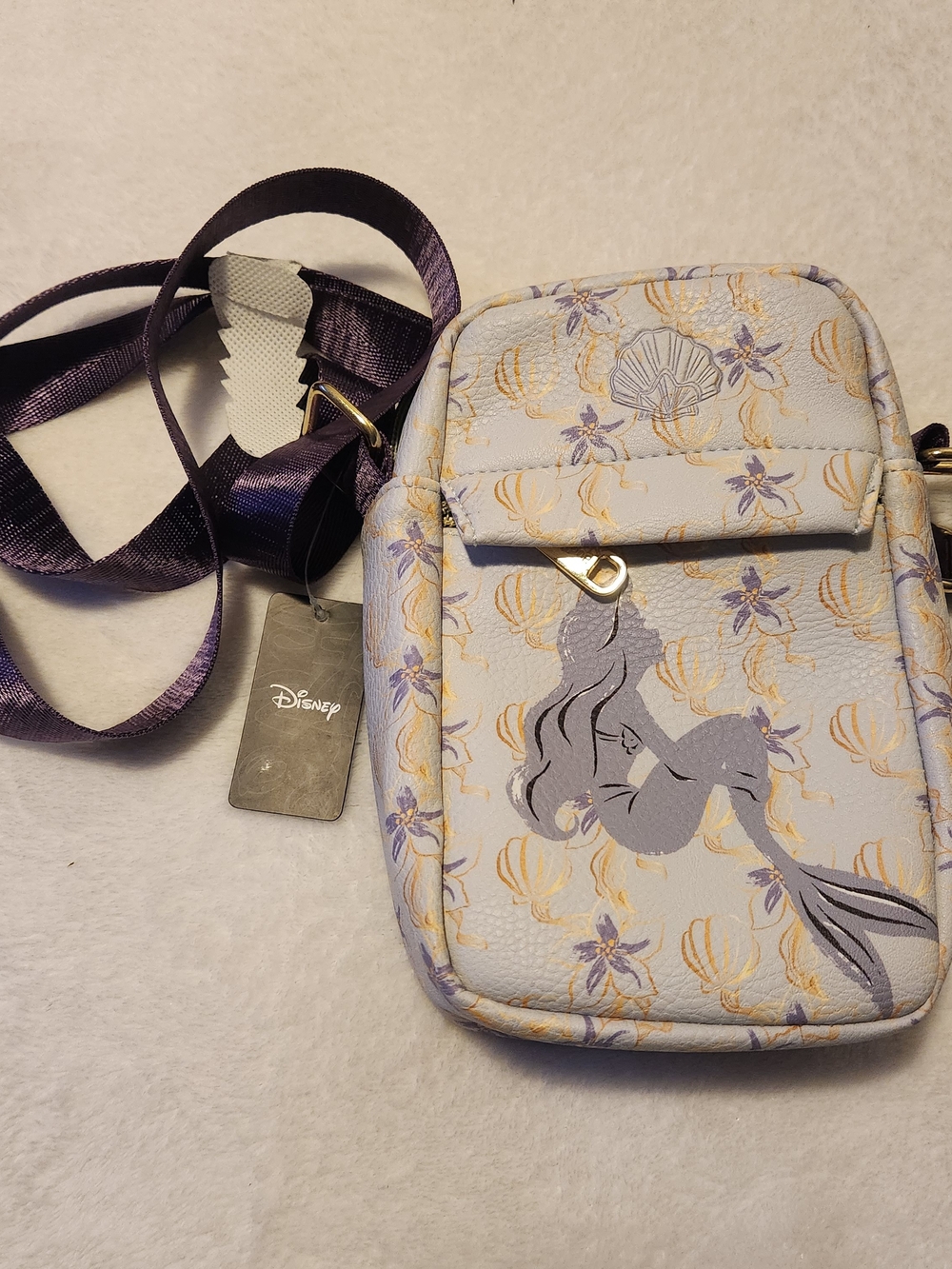 Buckle-Down Disney Ariel Crossbody Bag New With Tags